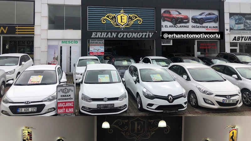ERHAN OTOMOTİV / Çorlu Oto Center / KREDİLİ VE SENETLİ ARABA SATIŞ BAYİİSİ